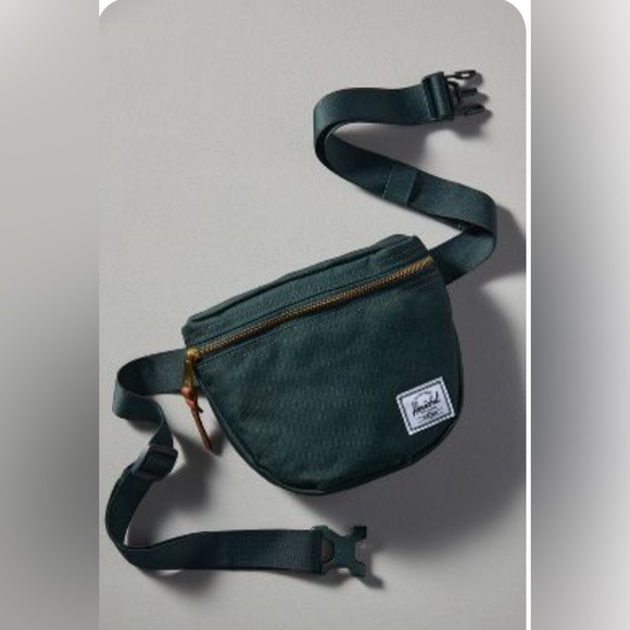 Herschel Supply Company Handbags - NWT: Herschel from Anthropologie Settlement Hip Pack Bag Forest Green